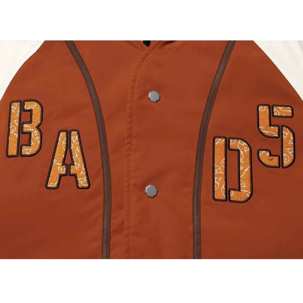 Li Ning Badfive Spliced Letter Embroidery Long Sleeve Jacket Men Jacket Tea-Red AJMS139-1