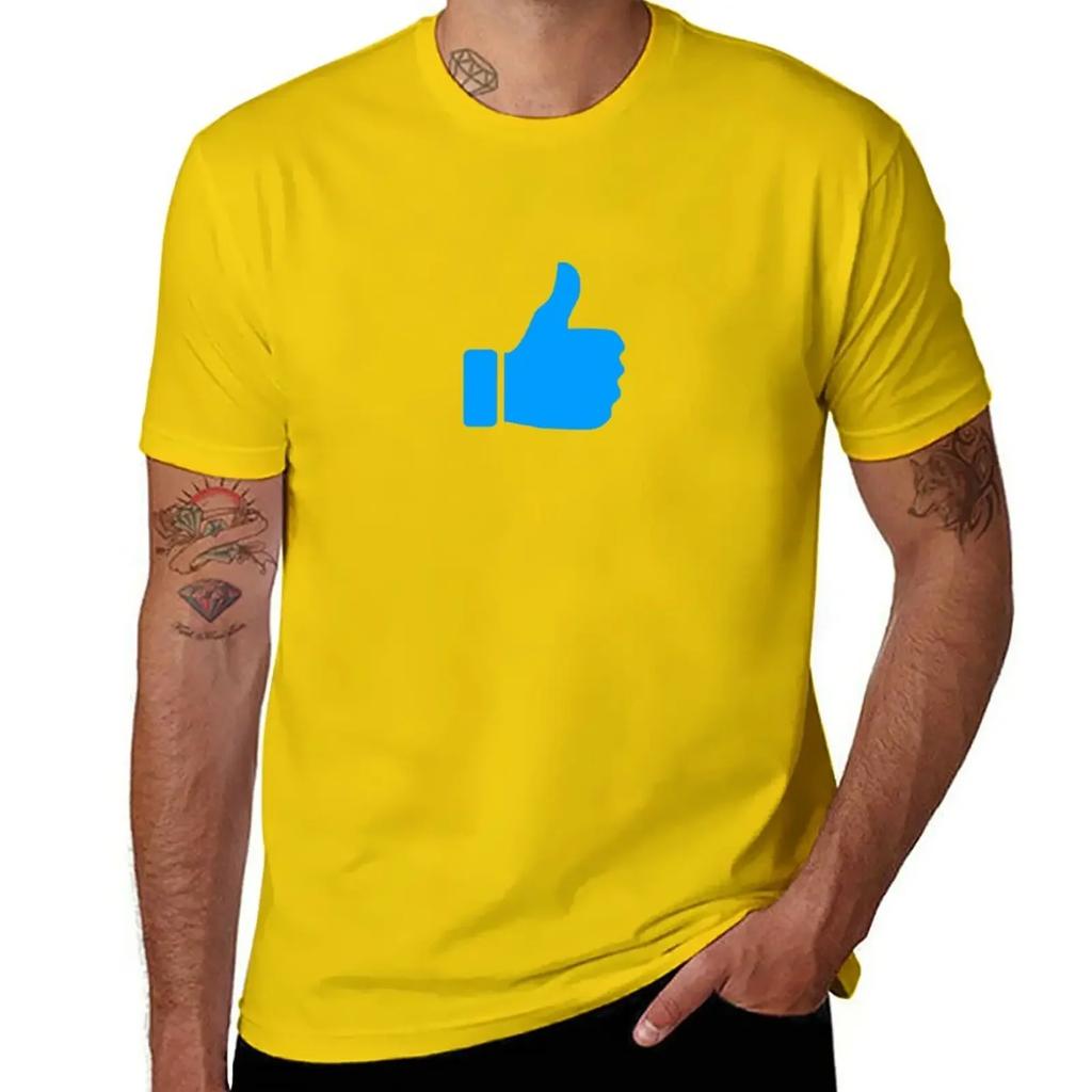 Thumbs up T-Shirt quick drying boys whites fruit of the loom mens t shirts