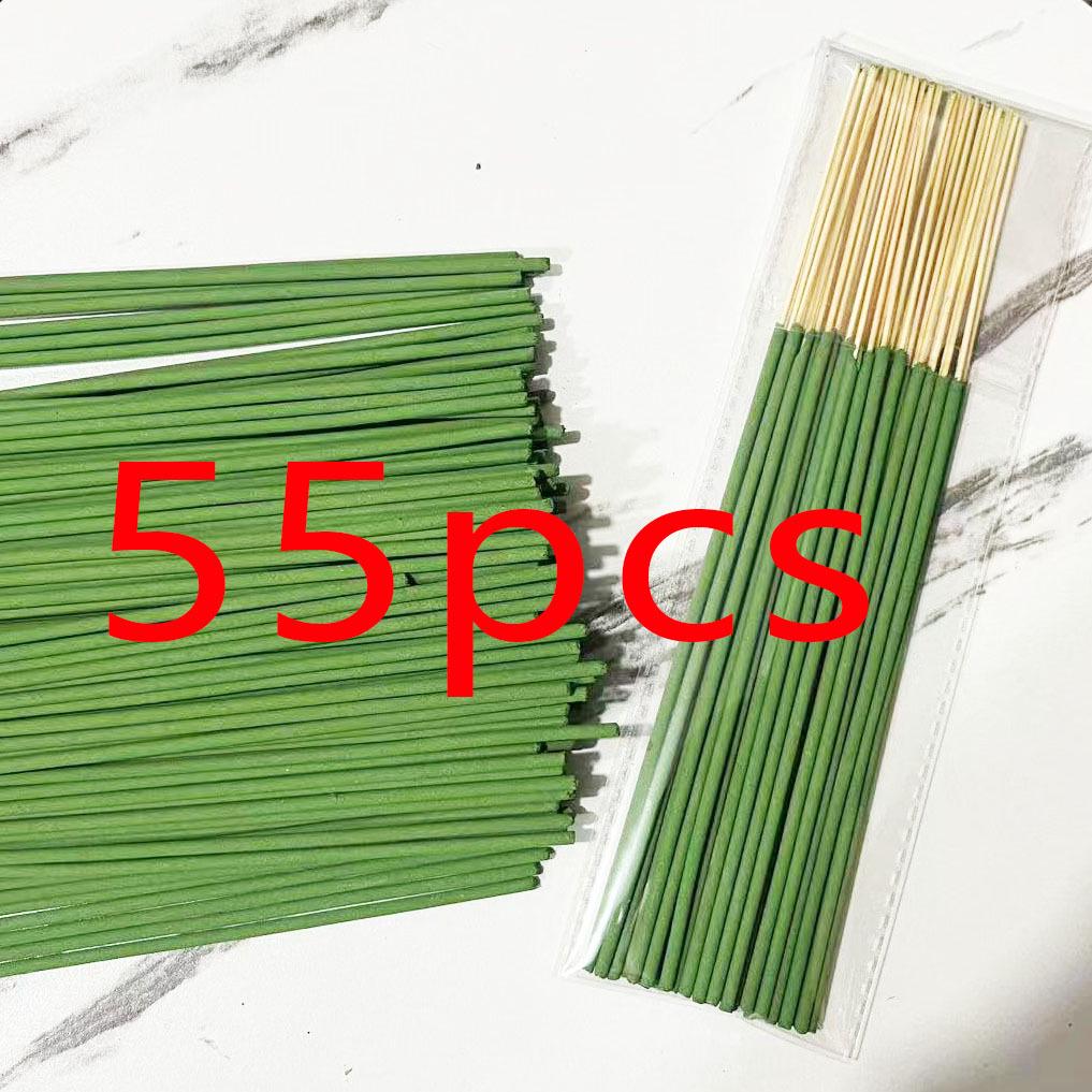 Lemongrass Citronella Bamboo Incense - 22cm Mosquito Repellent for Outdoor Camping