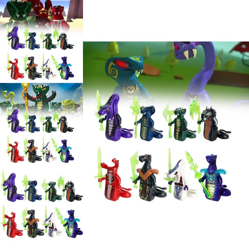 Ninjago Snake Building Blocks With Diy Assembly For Kids And Collectors