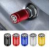 VW Car 3D Metal Logo Wheel Stem Air Valve Caps Tire Dust Cover For Volkswagen VW GTI R Golf 7 Polo Tiguan Passat Jetta Lavida Rline FM7