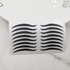 Black Almond Skin-Tone Double Eyelid & Cat-Eye Eyeliner Stickers with Smoky Eyeshadow Stickers