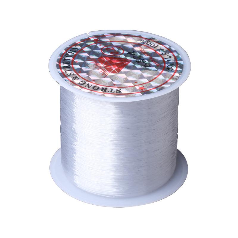 Strong Transparent Nylon Thread 0 2mm Diameter Approximately 80 Meters Spool for Beading Jewelry Making DIY Crafting String Wire