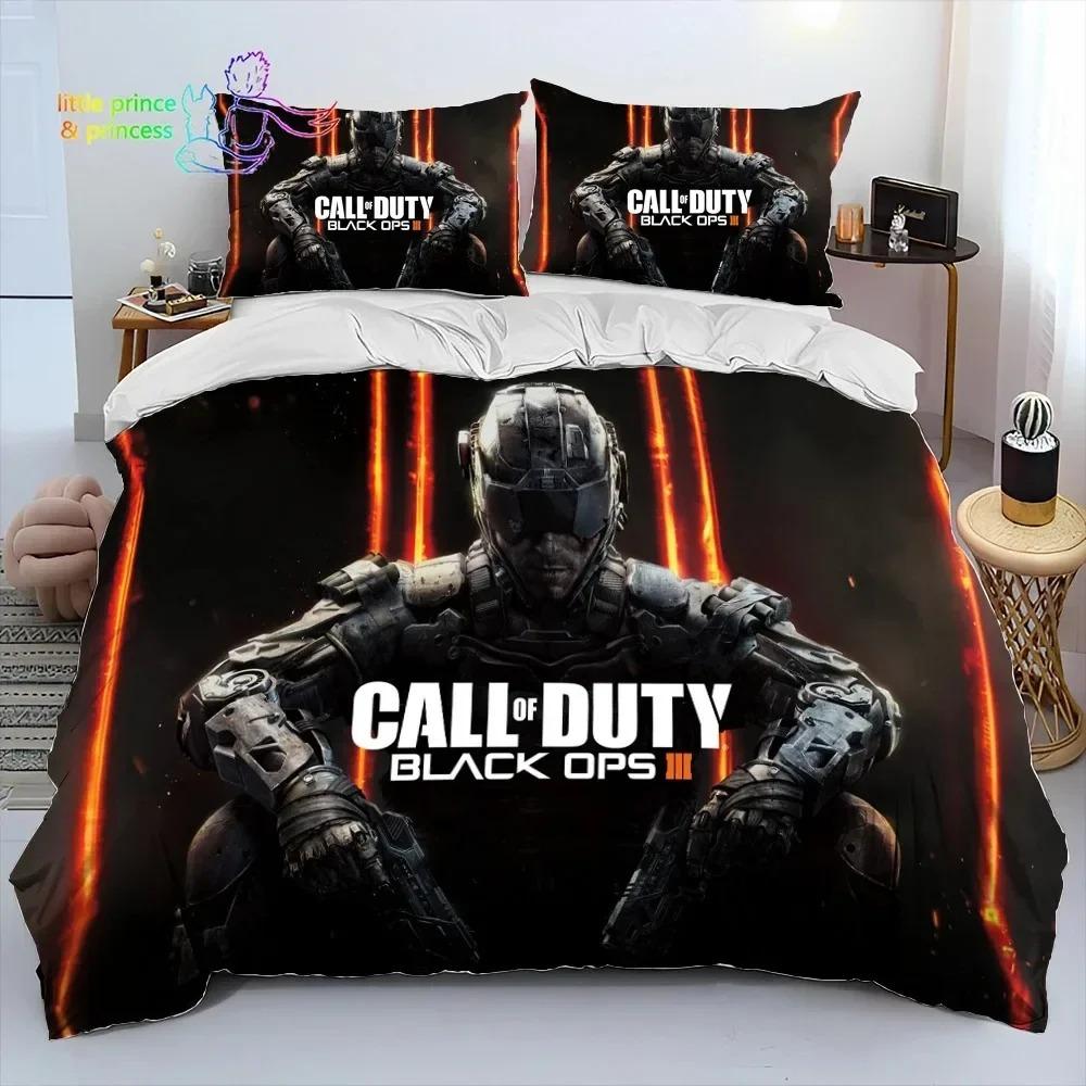 

Game Call of Duty Gamer Comforter Постельное белье Single Twin Full Queen King Size Постельное белье для взрослых и детей Подарочный подарок EU Single 135x200cm