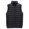 Men's 2024 Autumn/Winter Lightweight Luxury Down Vest with Stand-up Collar