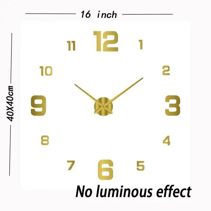 12 Inch Mute Room Wall Clock Mute Does Not Tick Round Three-dimensional Wall Hanging Clock for Study Bedroom Livingroom