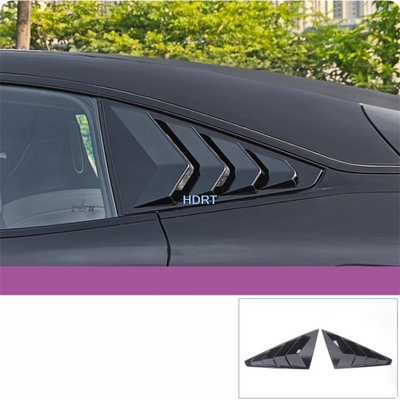 For AVATR 06 2025 + Car Style Rear Triangular Window Louver Glass Blind Cover Protector Decoration Accessories Exterior Sticker