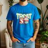 New Summer Unisexs 100 Cotton TShirt Retro Cat With Cupcake Casual Breathable Short Sleeve Daily Wear