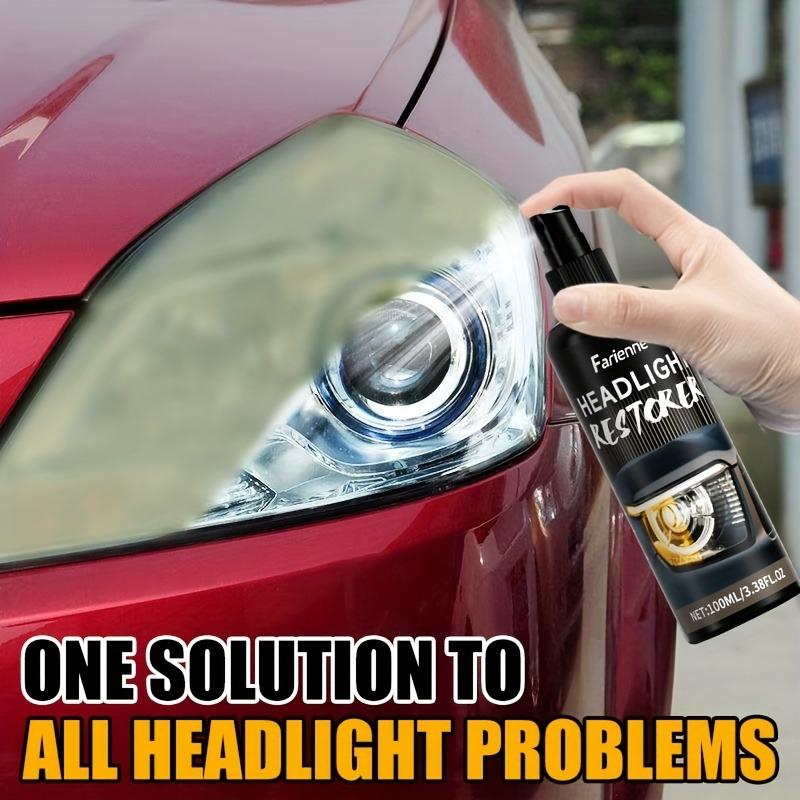100ml Ceramic Headlight Repair Kit: Advanced Polishing Liquid – Restores Clarity, Prevents Yellowing/Re-oxidation, Long-Lasting