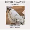 Women Breathable Mesh Chunky Sneakers Casual Lace Up Thick Sole Walking Sports Shoes