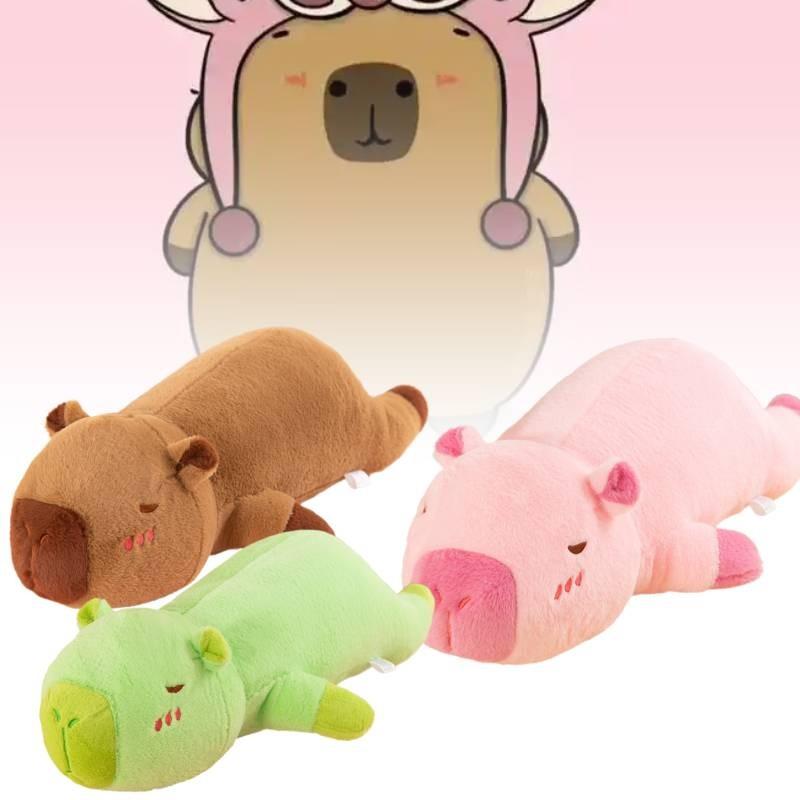 Plush Toys Capybara Cartoon Animals Children Birthday Gift Fill Doll Pillow