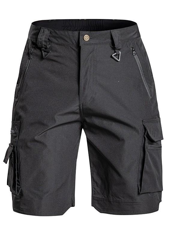 Consul Men's Lightweight Summer Tactical Shorts - Elastic, Multi-Pocket Bermuda for Outdoor Activities