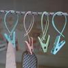 Zhenxing Plastic Clothes Pegs with Rope Hook - Non-slip Clips for Student Sock Drying & Hangers