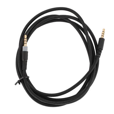 Náhradný kábel pre slúchadlá 3,5 mm samec na samec pozlátený konektor Zvukový kábel pre náhlavnú súpravu pre Cloud Alpha