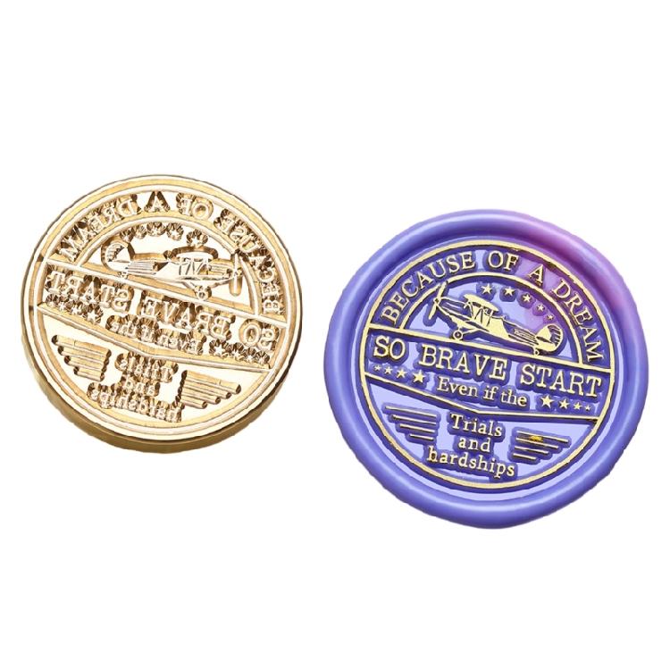 Wax Stamp Head for Appreciation Card Wedding Invitations Envelope Scrapbooking