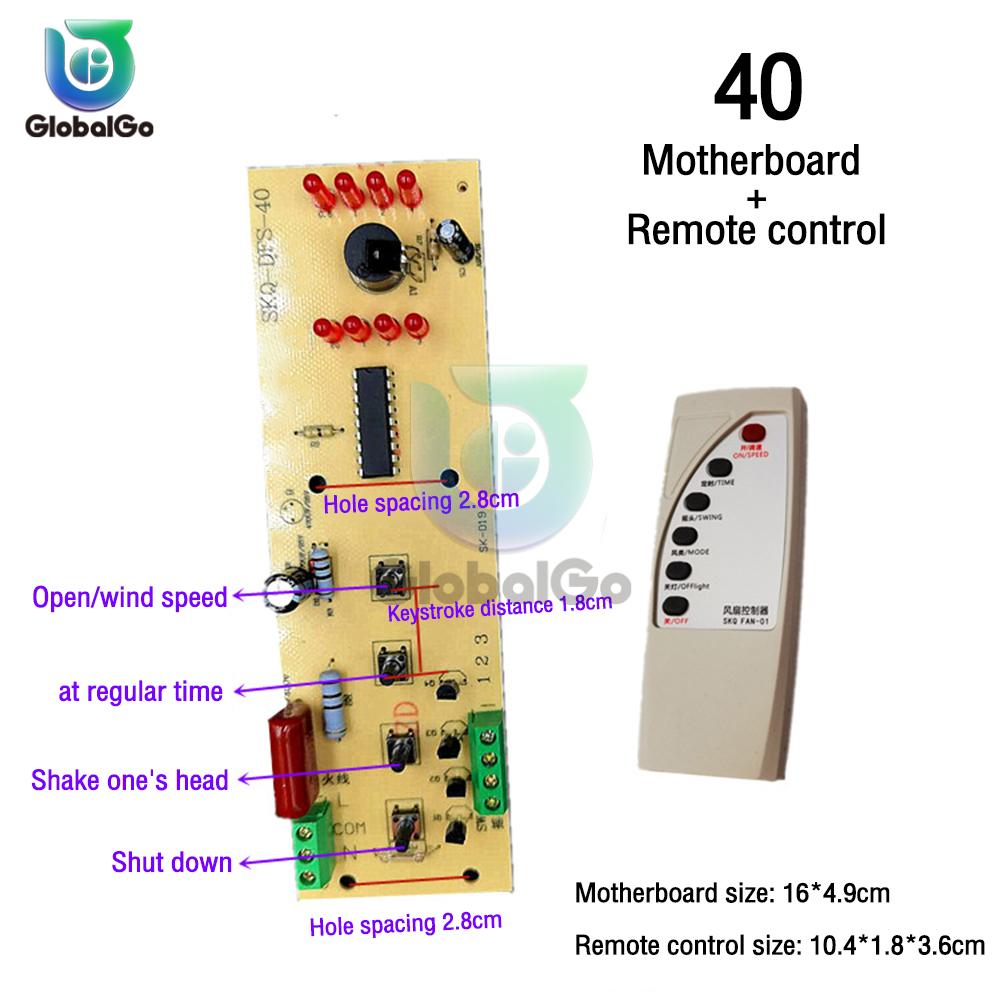 Klimaanlagen-Bedienfeld mit Fernbedienung Ventilator / Standventilator Universelle Wartungs-Schaltplatine 220V