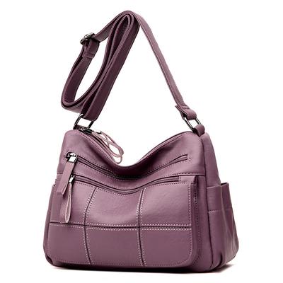 Frauen Tasche Mittleren Alters Weibliche Tasche Schulter Messenger Große-kapazität Weiche Leder Damen Mutter Tasche