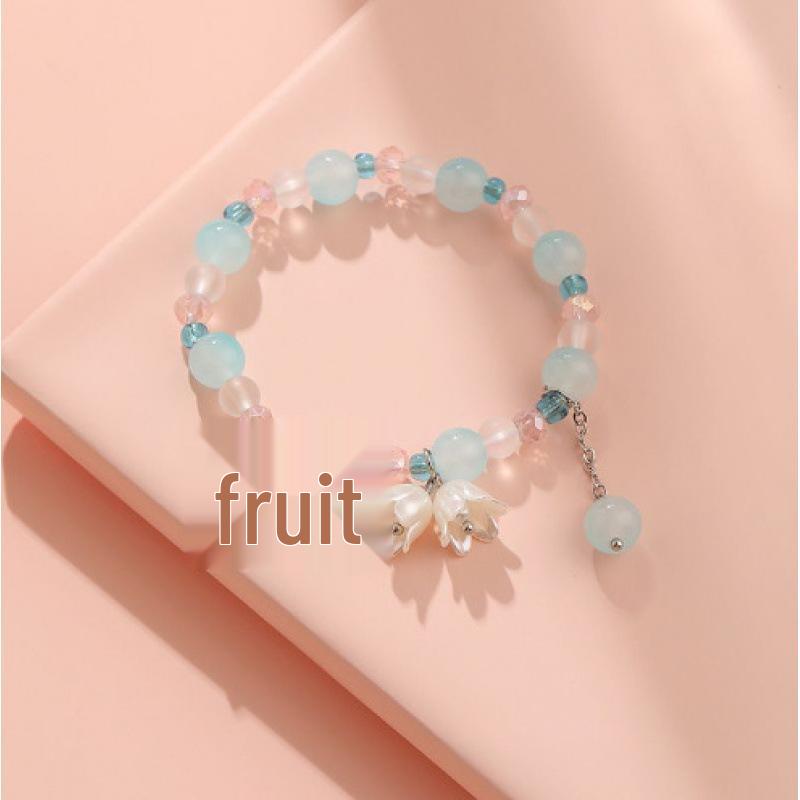 Lily of the Valley Butterfly Bracelet - Multi-Style Beaded Star & Moon Design
