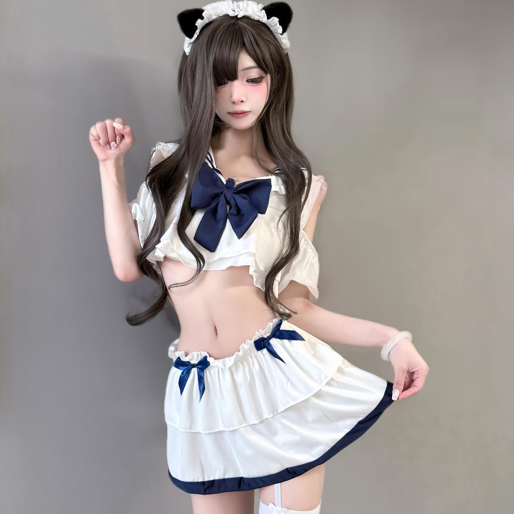 Sex Maid Cosplay Lingerie Sexy Nurse Stewardess Maid Three Points Secretary Student Sailor Uniform Sexy Costume Exotic Apparel