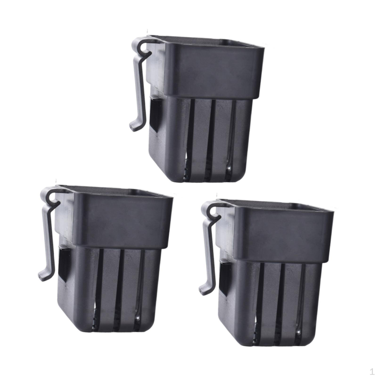 

3 Pieces Aquarium Plant Basket Landscape Decoration Accessory Sturdy Water Grass Planting чёрный