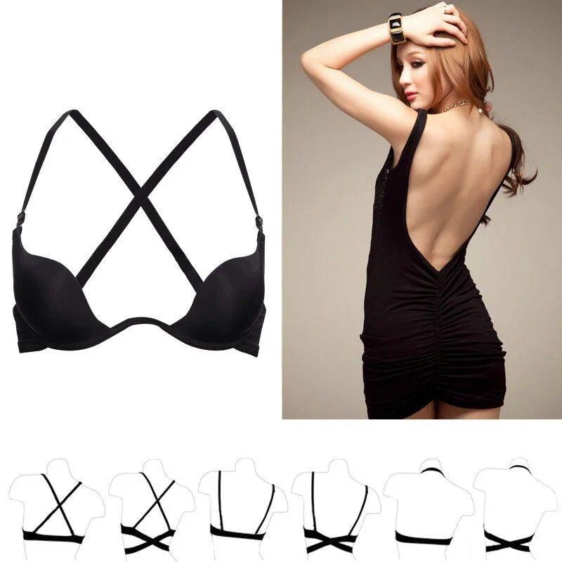 U-Shaped Push-Up Bra: Seamless, Sexy, Multi-Functional for Backless Wedding & Evening Dresses – Suitable for All Sizes