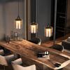 Lampe à suspension - NETTLIFE - Moderne/Scandinave - 1x E14 - Max 40W - Noir métal