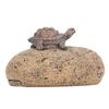 Turtle Stone Key Hider Durable Resin Cute Turtle Decor Fake Rock Key Hider Storage Box for Outside