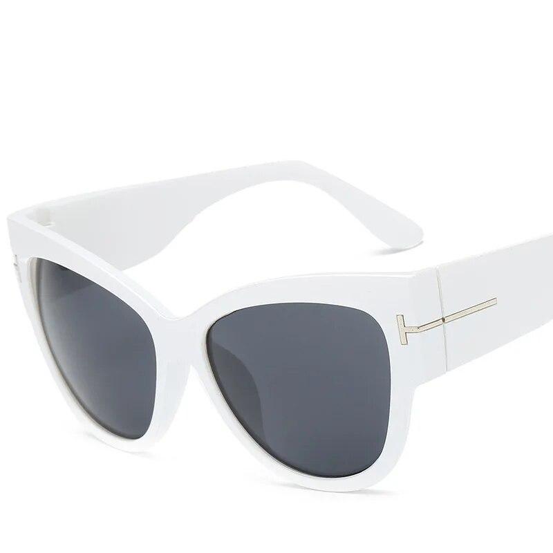 New Trend Sunglasses T Line Retro Large Frame Sunglasses Fashion Women's Sunglasses