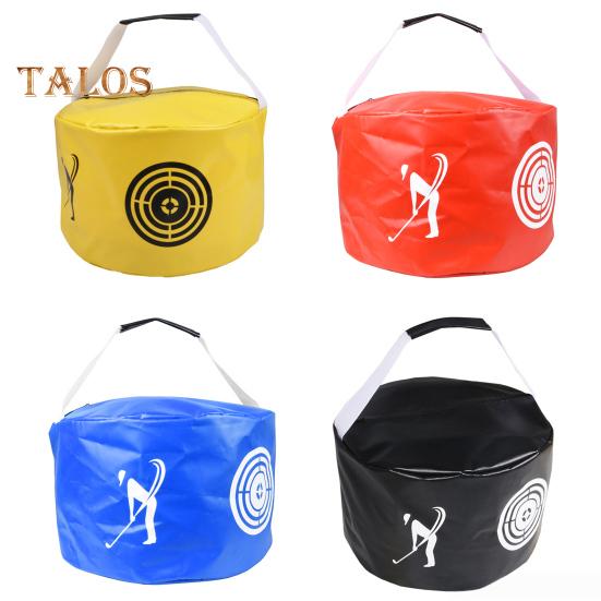 Golf-Schlagtasche, tragbare Power-Schlagtasche, geräuschlos, wasserdicht, Golfschwung-Trainingshilfe für den Aufprallpositionstrainer