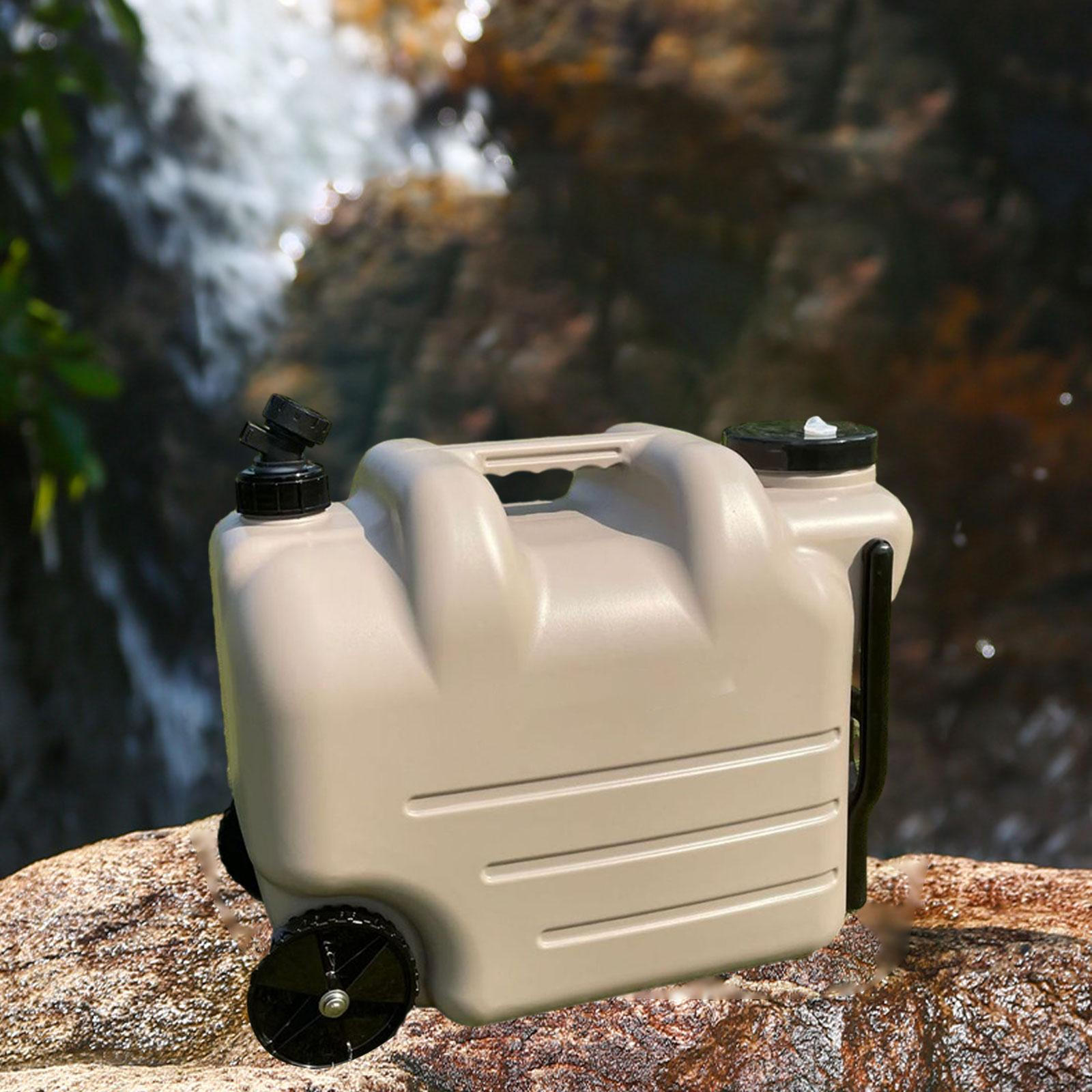 

Camping Water Bottle Drink Dispenser Multi Purpose with Handle Travel Kettle Bucket for хакі