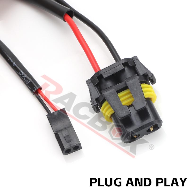 H4 Relay Wiring Harness Socket HID Xenon Lamp Connector Telescopic Lamp Control High Low Light Beam Line Group 1 Lead 2 Lamps