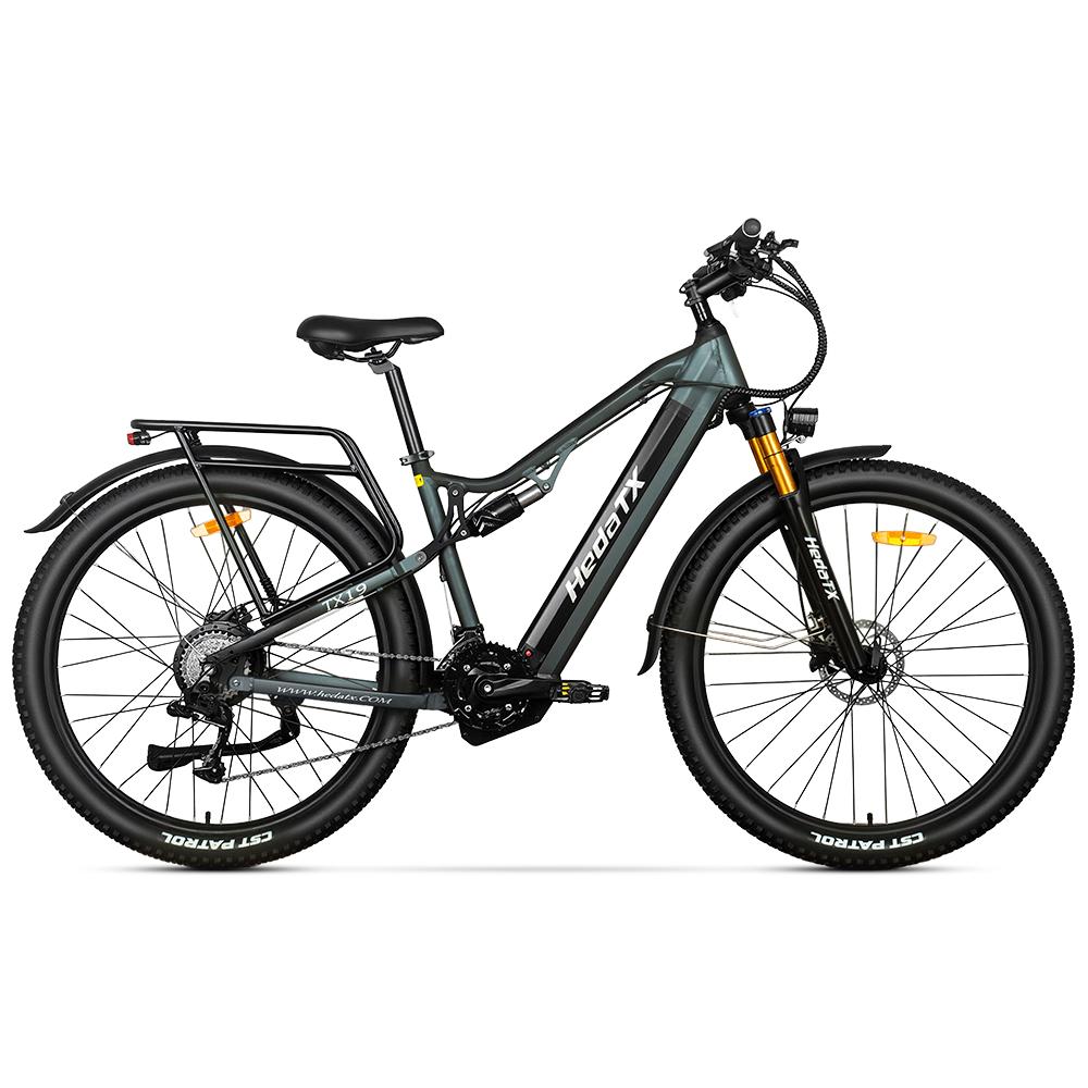 Bicicleta Elétrica de Montanha Heda TX TX19, Bateria 48V 19.2Ah, 27 Velocidades