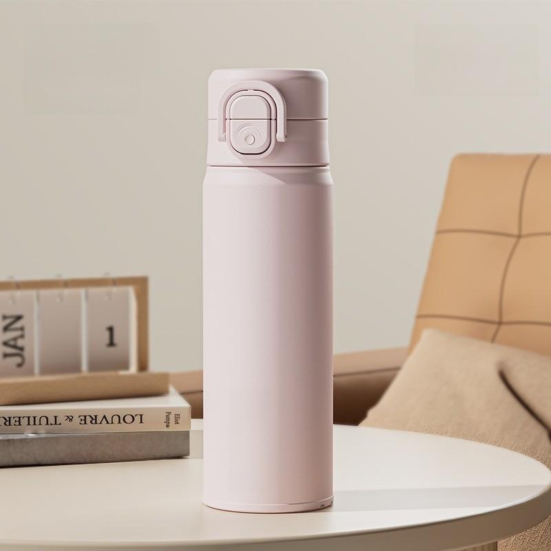 

Simple Large Capacity 316 Stainless Steel Insulated Bottle With Double Drinking For Students And Office Use