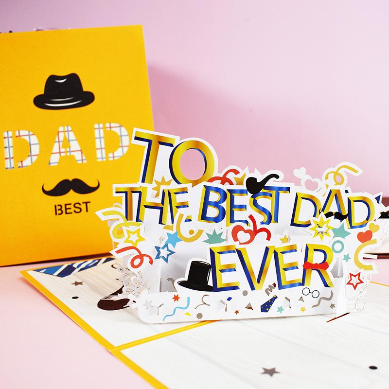 3D Creative Bouquet Gift Card For Mother Father Wife Friends Blessing Card Gift For Mothers Fathers Day Thank You Greeting Cards