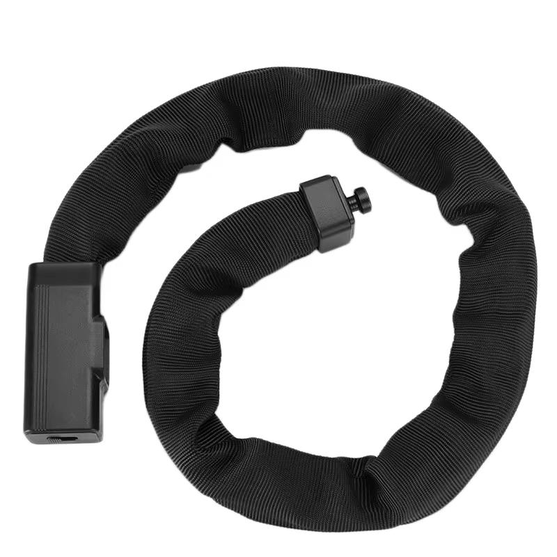 ROCKBROS Bike Lock MTB Road Bold Anti-Theft Chain Lock Shear Resistance Padlock For Electric Motorcycle Cycling Bicycle Accessor 32430708001