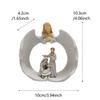 European Love Angel Ornaments Home Accessories Housewarming Birthday Gift Idea Girls Top Entrance Tabletop Living Room TV Cabinet