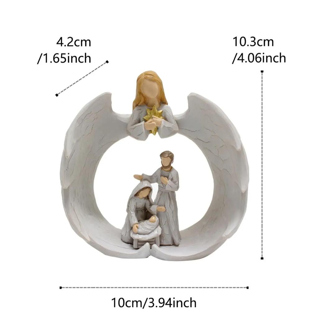 European Love Angel Ornaments Home Accessories Housewarming Birthday Gift Idea Girls Top Entrance Tabletop Living Room TV Cabinet