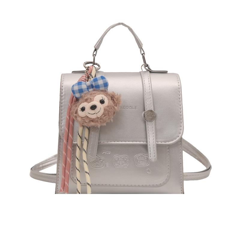 Schoolbag niche design casual texture women's backpack fashion trend personalized bag 1011 autumn and winter new backpack