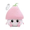 Silicone Nursery Strawberry Night Lamp Dimmable Touch Control Rechargeable Cartoon Night Lamp Bedside Light Decor
