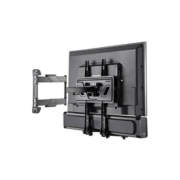 Soundbar Mount - AISENS - SPK01U-189 - High-Strength Steel - VESA Mount - Black