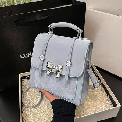 Bags Women'S Backpacks Women'S Handheld Student School Bags Fashion Bow Backpacks