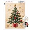 Weihnachtsbaum rahmenloses Perlenmalerei-Set Elegante Perlenkunst Leinwand Ästhetische Wanddekoration Entspannendes handgemachtes Geschenk für Zuhause Feiertagsdekoration