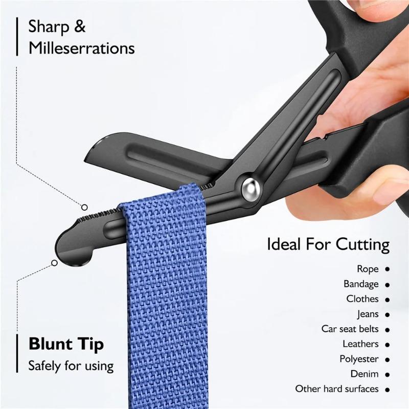 Paramedic Medical Rescue Tools Trauma Gauze Emergency First Aid Scissors Outdoor Utility Wilderness Survival Camp Bandage Care