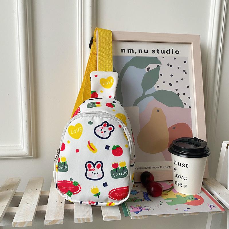 

New Crossbody Children s Rabbit Breast Bag Small Satchel Cute Baby Fanny Bag Travel Change Bag