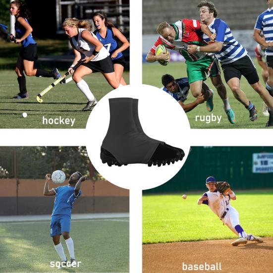 Football Spats Cleat Cover Youth Cleat Cover Keeps Dirt/Turf Debris Out Cleat Sleeve for Football