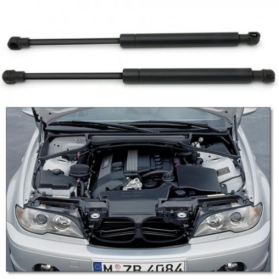 2Pcs Front Hood Bonnet Gas Lift Support Shock Struts For BMW E46 323i 325i 328i