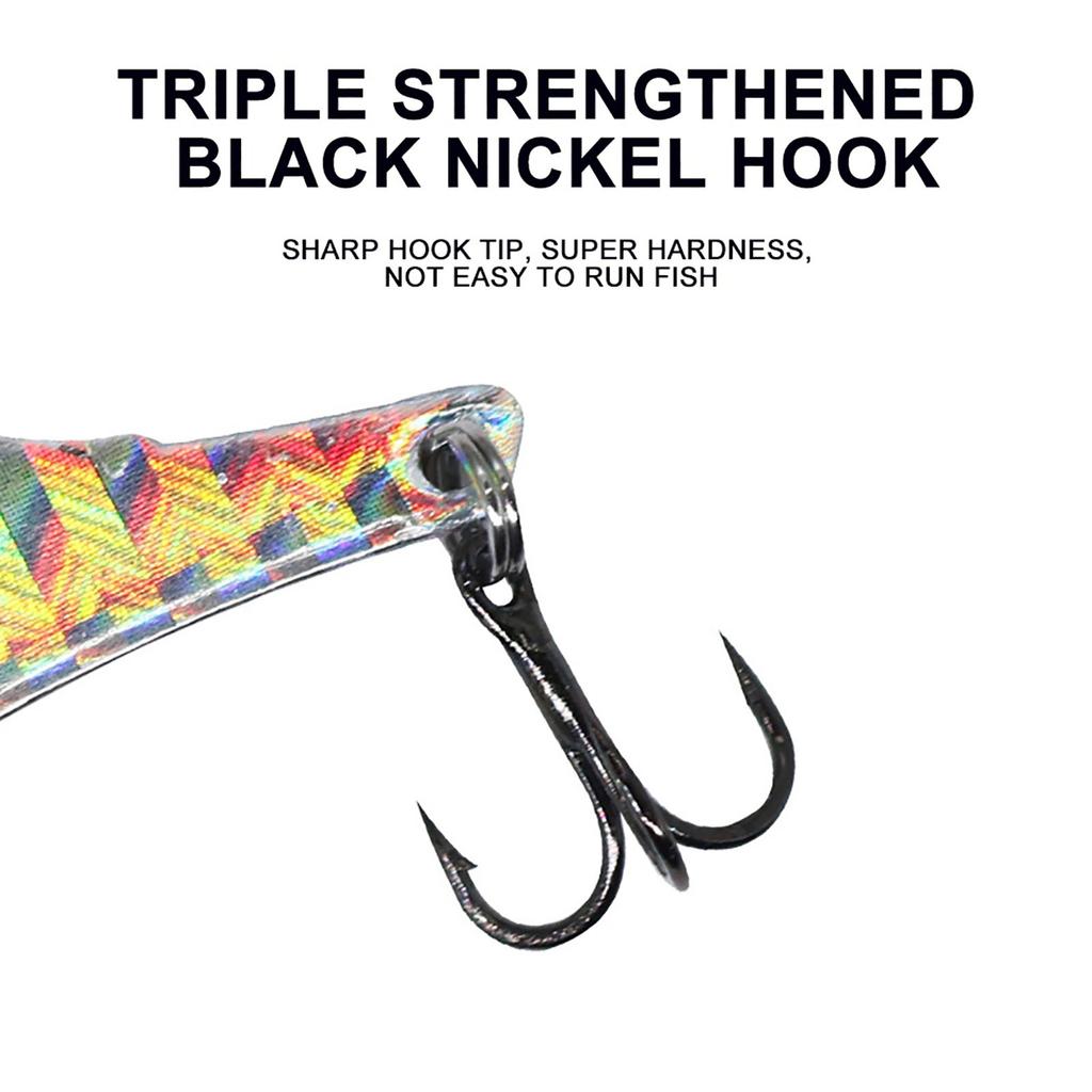 10g/15g Vib Fishing Lures Ultra-long Casting High-frequency Vibration Artificial Hard Swimbait For Bass Perch Pike