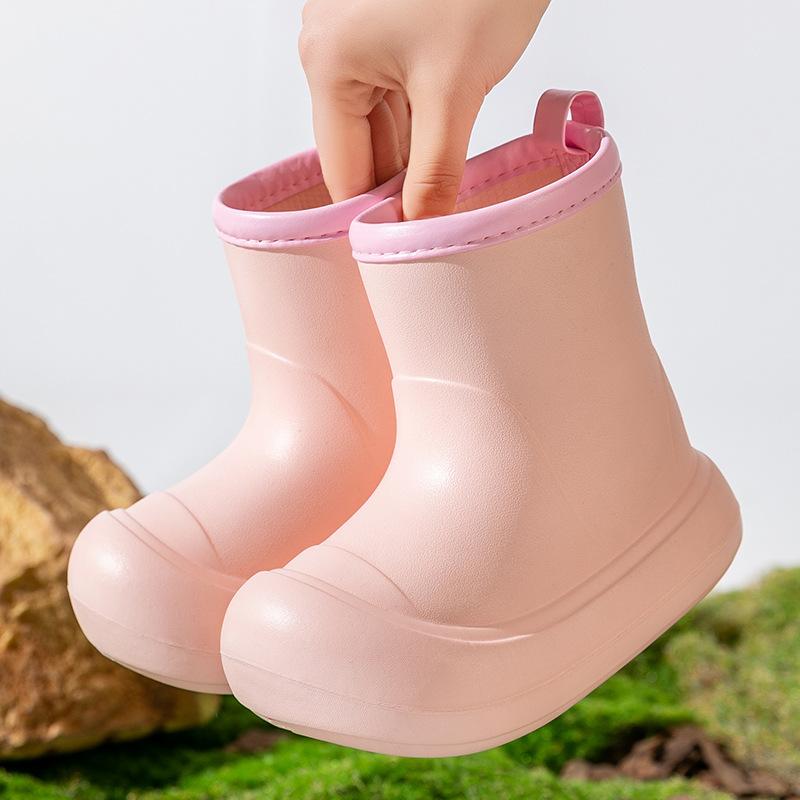 

Rain boots new outer wear thick-soled high-top fashion parent-child non-slip waterproof rain shoes four-season rubber shoes 28-29