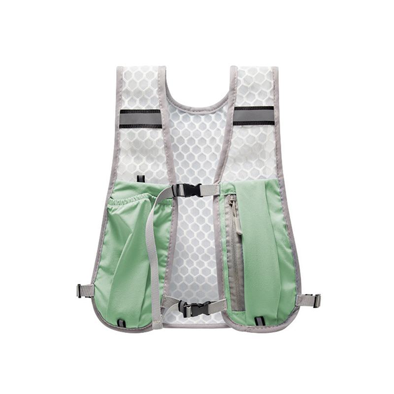 For Biking Running Storage Vest Lightweight Running Vest Reflective Hydration Water Chest Pack With Phone Storage Pocket