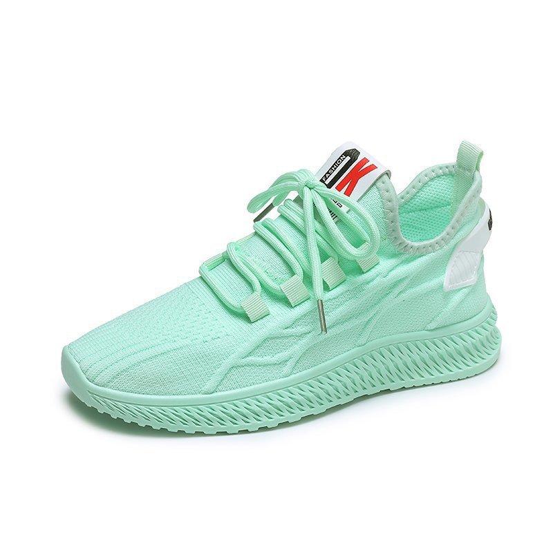 

Весенне-осенние новые сетчатые повседневные туфли для женщин, летящие дышащие кроссовки для женщин, модная женская обувь 40